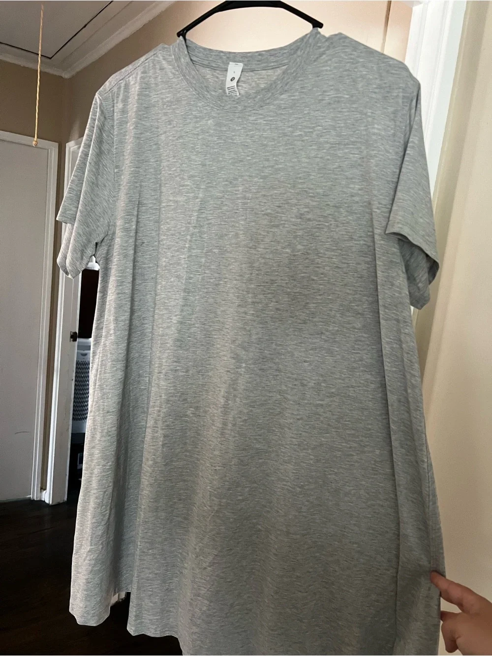 Lululemon Classic Grey Crewneck T-Shirt Dress